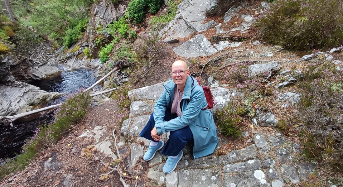 blog Caroline Pinter wandelcoaching vakantie geluk angst overwinnen Schotland