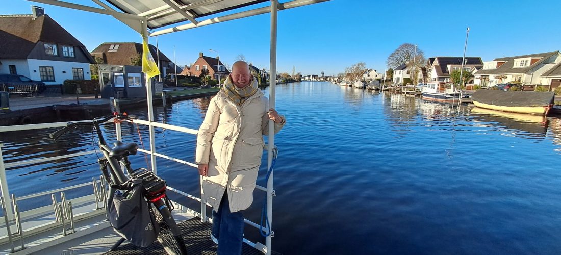 fietsen pontje Aalsmeer na ademcoachopleiding